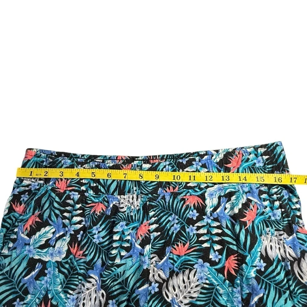 Koolaburra by UGG Tropical Bird Pajamas Size L Soft Luxe Floral Stretch Comfy